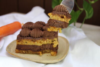 Carrot cake de ganache de chocolate - Imagen 2