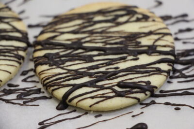 Galletitas de mantequilla con chocolate