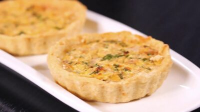 Quiche de atún y cebolla