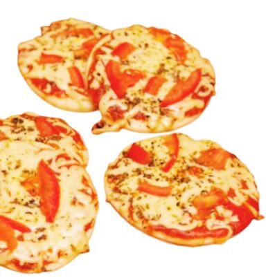 Mini pizza de queso y tomate 3 unidades