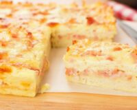Tarta familiar salada de bacon y queso al peso