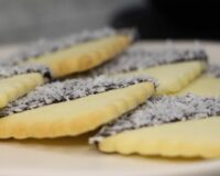 Galletitas de mantequilla con chocolate y coco